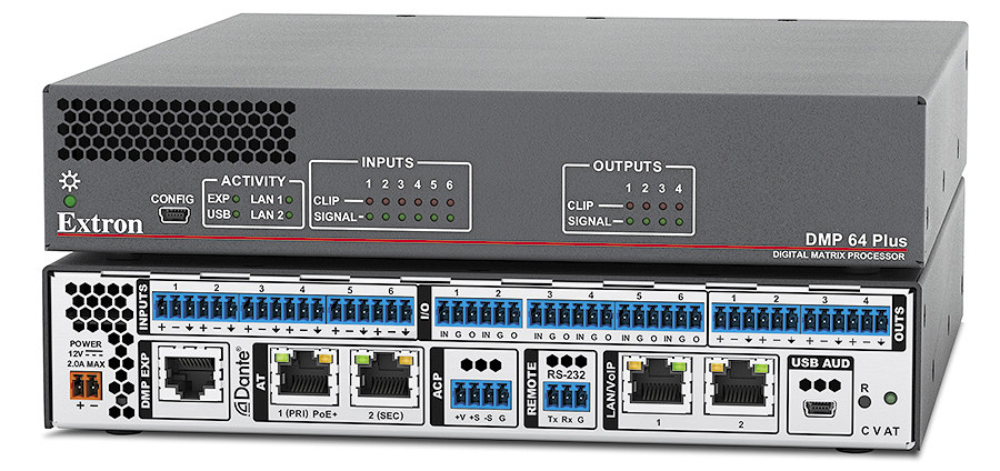 Extron DMP-64-Plus-C-V-AT цифровой матричный процессор Extron DMP-64-Plus-C-V-AT цифровой матричный процессор